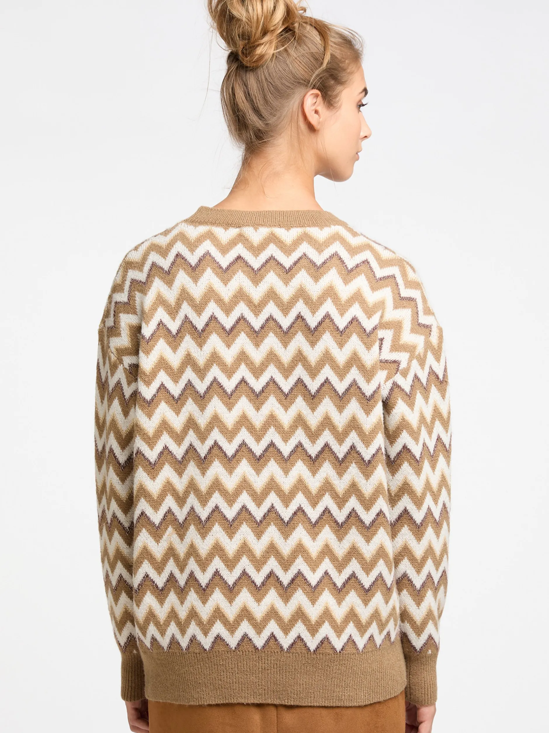 Usha Damen Strickpullover in braun