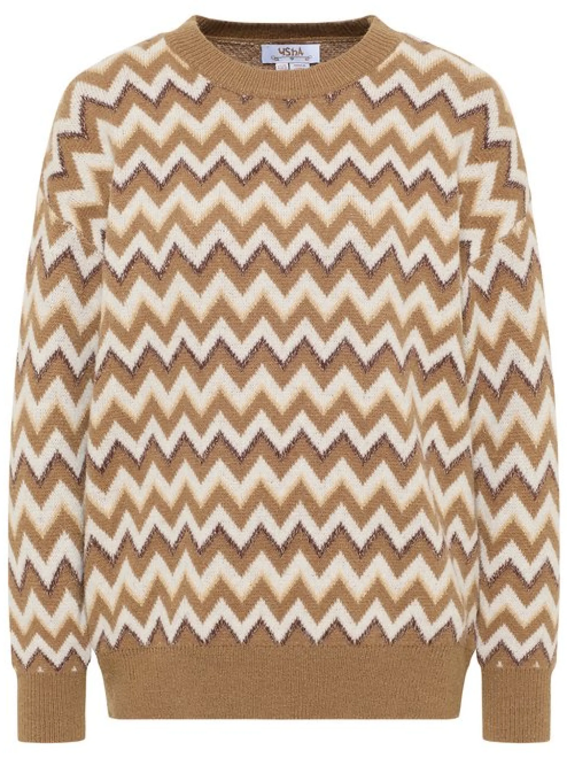 Usha Damen Strickpullover in braun