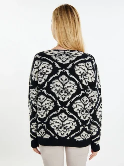 Usha Damen Strickpullover in mehrfarbig