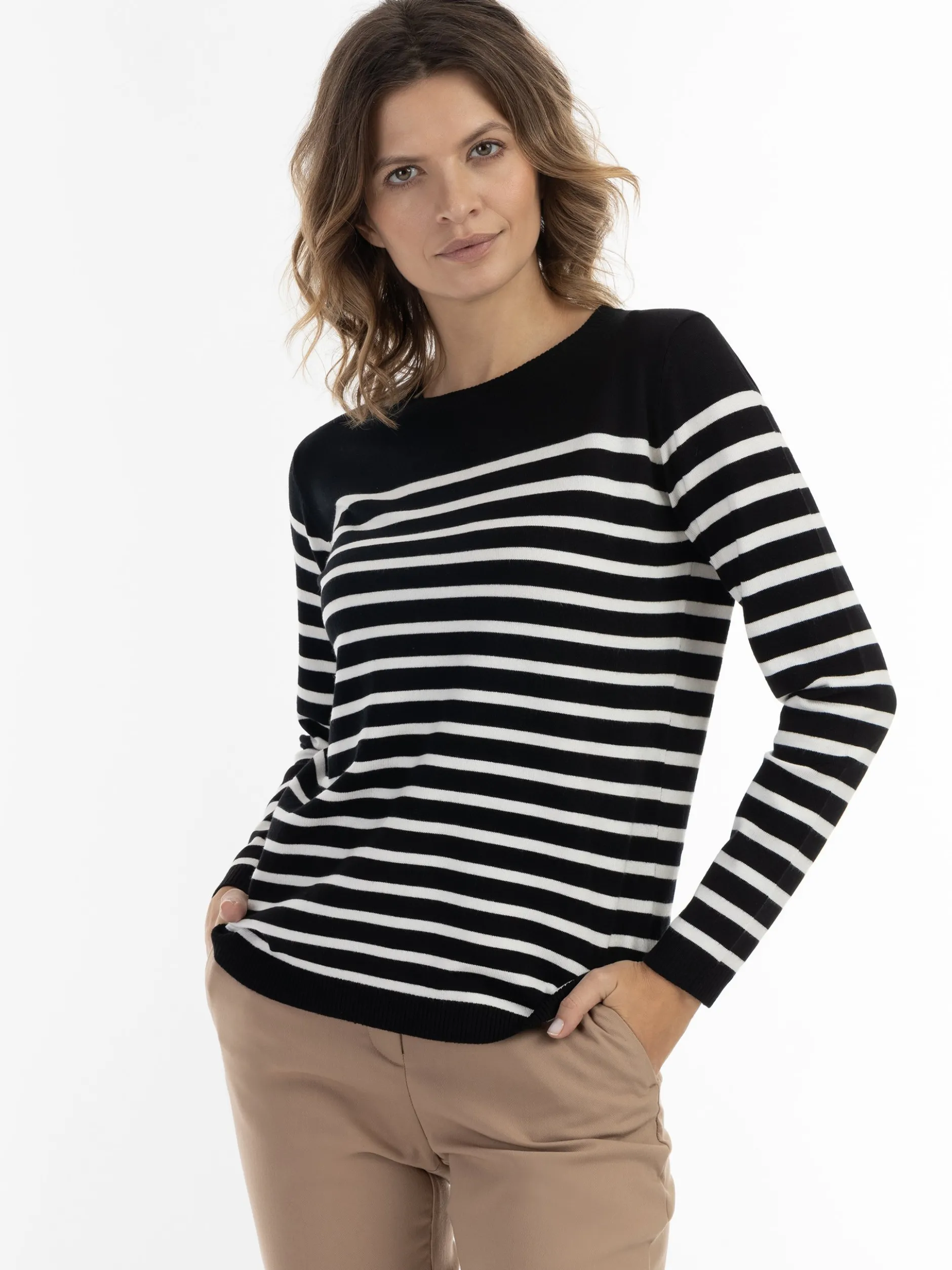 Usha Damen Strickpullover in mehrfarbig