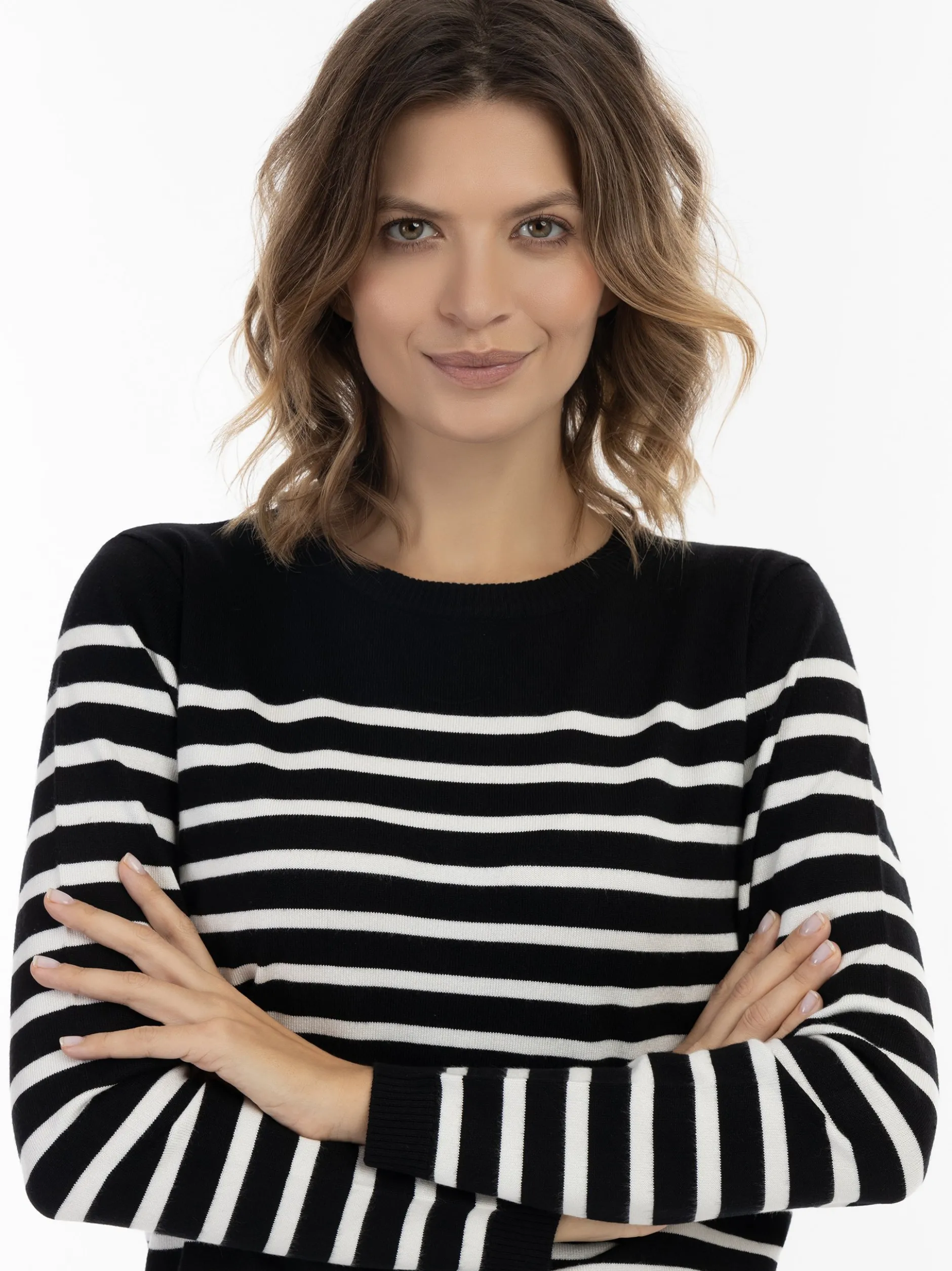 Usha Damen Strickpullover in mehrfarbig