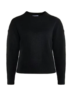 Usha Damen Strickpullover in schwarz