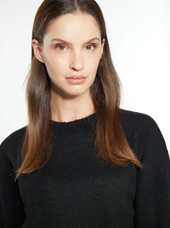 Usha Damen Strickpullover in schwarz