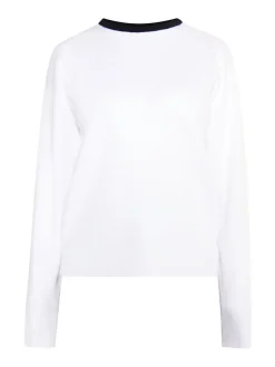 Usha Damen Strickpullover in weiß - Ausschnitt: Rundhals