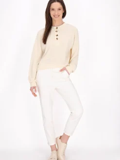 Usha Damen Sweatshirt in beige