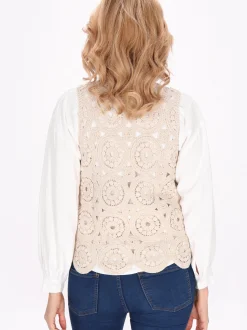 Usha Damen Top in beige