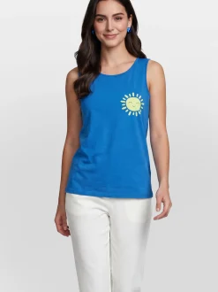 Usha Damen Top in blau