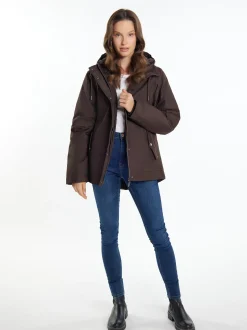 Usha Damen wattierte Jacke in braun