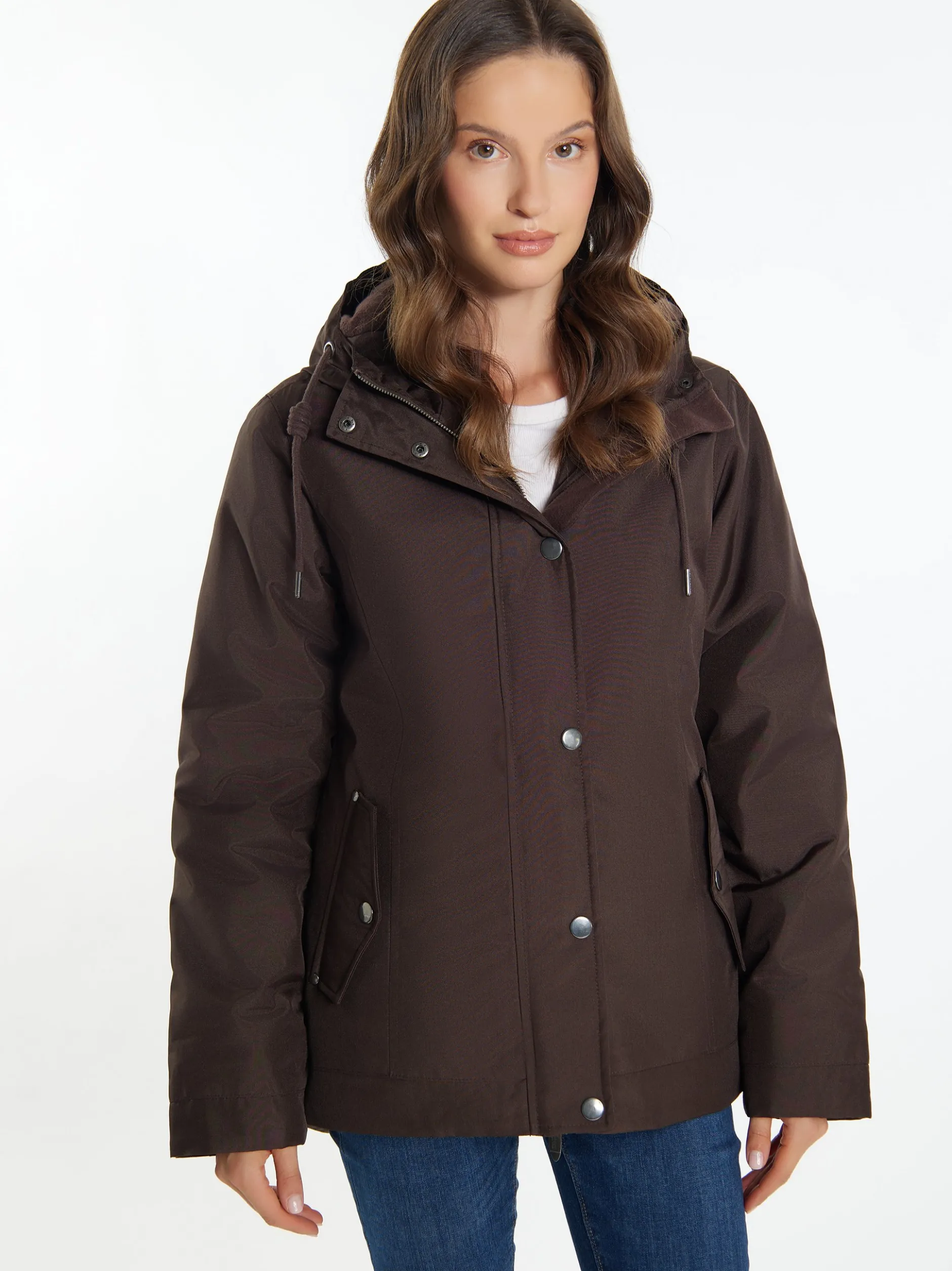 Usha Damen wattierte Jacke in braun