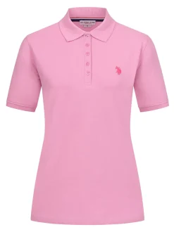 U.S. Polo Assn. Damen Poloshirts - USSiirena in pink