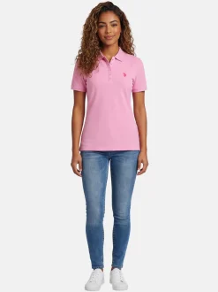 U.S. Polo Assn. Damen Poloshirts - USSiirena in pink