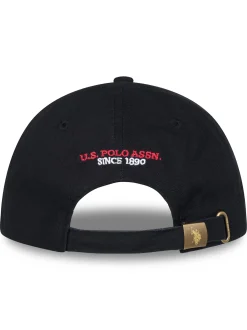 U.S. Polo Assn. Herren Cap - USHenryy in schwarz