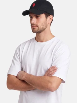 U.S. Polo Assn. Herren Cap - USHenryy in schwarz