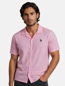 U.S. Polo Assn. Herren Hemd - USTyyler in pink