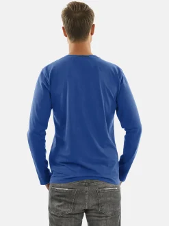 U.S. Polo Assn. Herren Langarmshirt - USAaron in royal