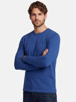 U.S. Polo Assn. Herren Langarmshirt - USAaron in royal