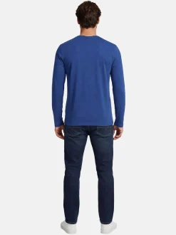 U.S. Polo Assn. Herren Langarmshirt - USAaron in royal