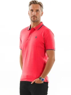 U.S. Polo Assn. Herren Poloshirts - USKayle in rot