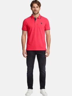 U.S. Polo Assn. Herren Poloshirts - USKayle in rot