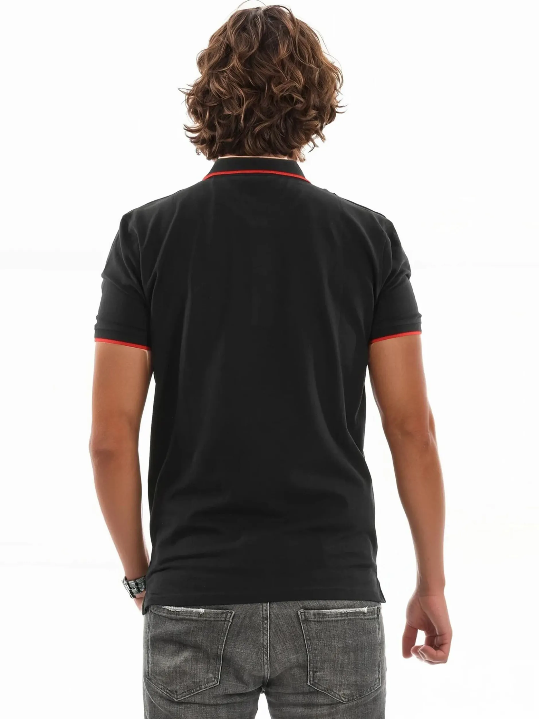 U.S. Polo Assn. Herren Poloshirts - USKayle in schwarz