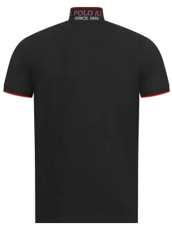 U.S. Polo Assn. Herren Poloshirts - USKayle in schwarz