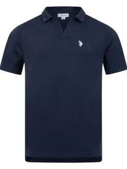 U.S. Polo Assn. Herren Poloshirt - USAAce in marine