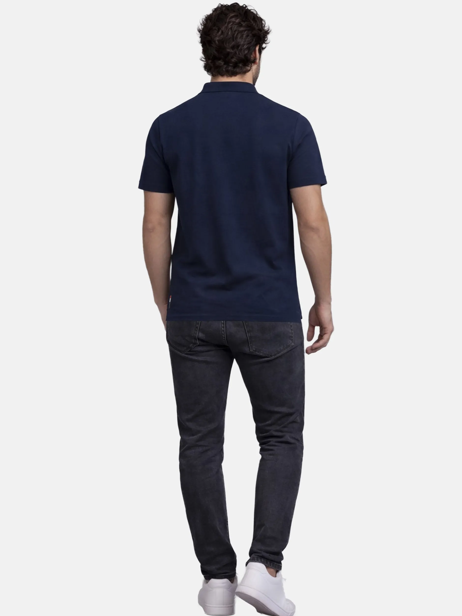 U.S. Polo Assn. Herren Poloshirt - USAAce in marine