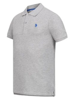 U.S. Polo Assn. Herren Poloshirt - USNeho in grau