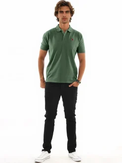 U.S. Polo Assn. Herren Poloshirt - USNeho in grün