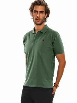 U.S. Polo Assn. Herren Poloshirt - USNeho in grün