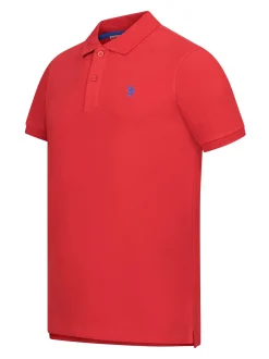 U.S. Polo Assn. Herren Poloshirt - USNeho in rot