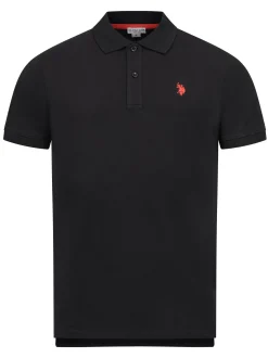 U.S. Polo Assn. Herren Poloshirt - USNeho in schwarz