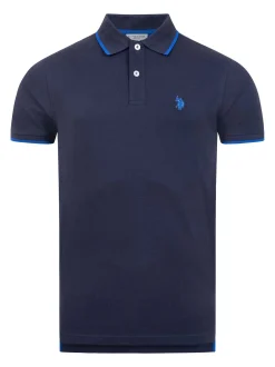 U.S. Polo Assn. Herren Poloshirt - USTristaan in blau