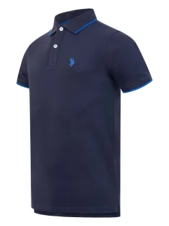 U.S. Polo Assn. Herren Poloshirt - USTristaan in blau