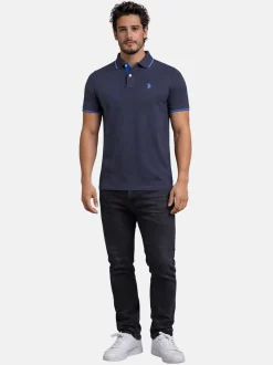 U.S. Polo Assn. Herren Poloshirt - USTristaan in blau