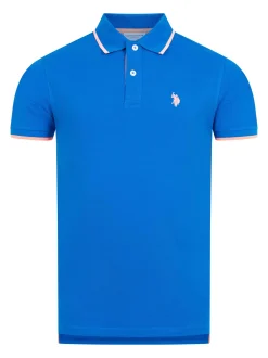 U.S. Polo Assn. Herren Poloshirt - USTristaan in blau