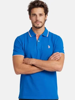 U.S. Polo Assn. Herren Poloshirt - USTristaan in blau