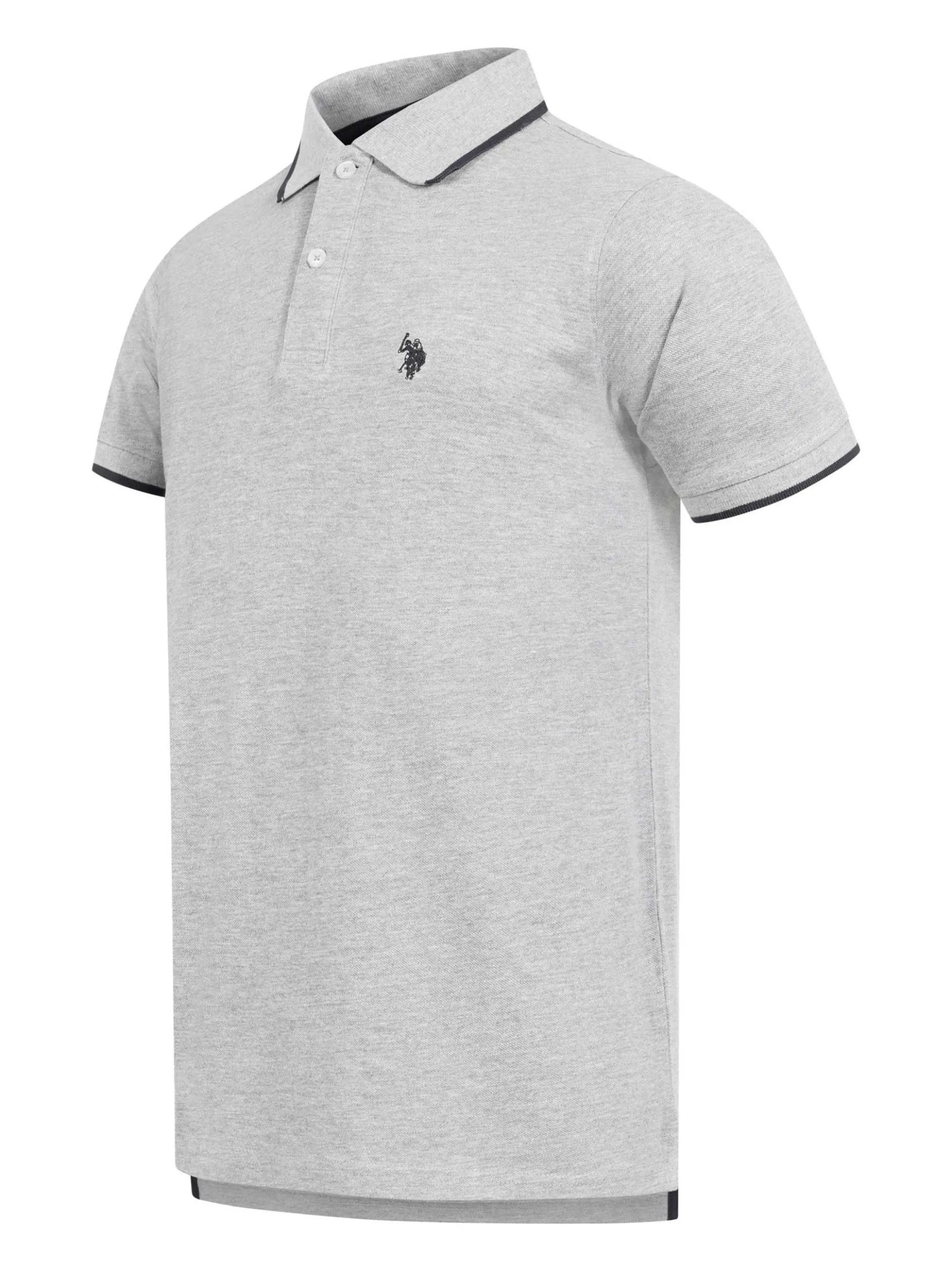 U.S. Polo Assn. Herren Poloshirt - USTristaan in grau