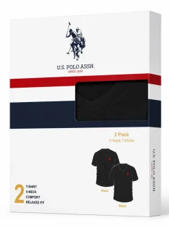 U.S. Polo Assn. Herren T-Shirt - USRiider in schwarz