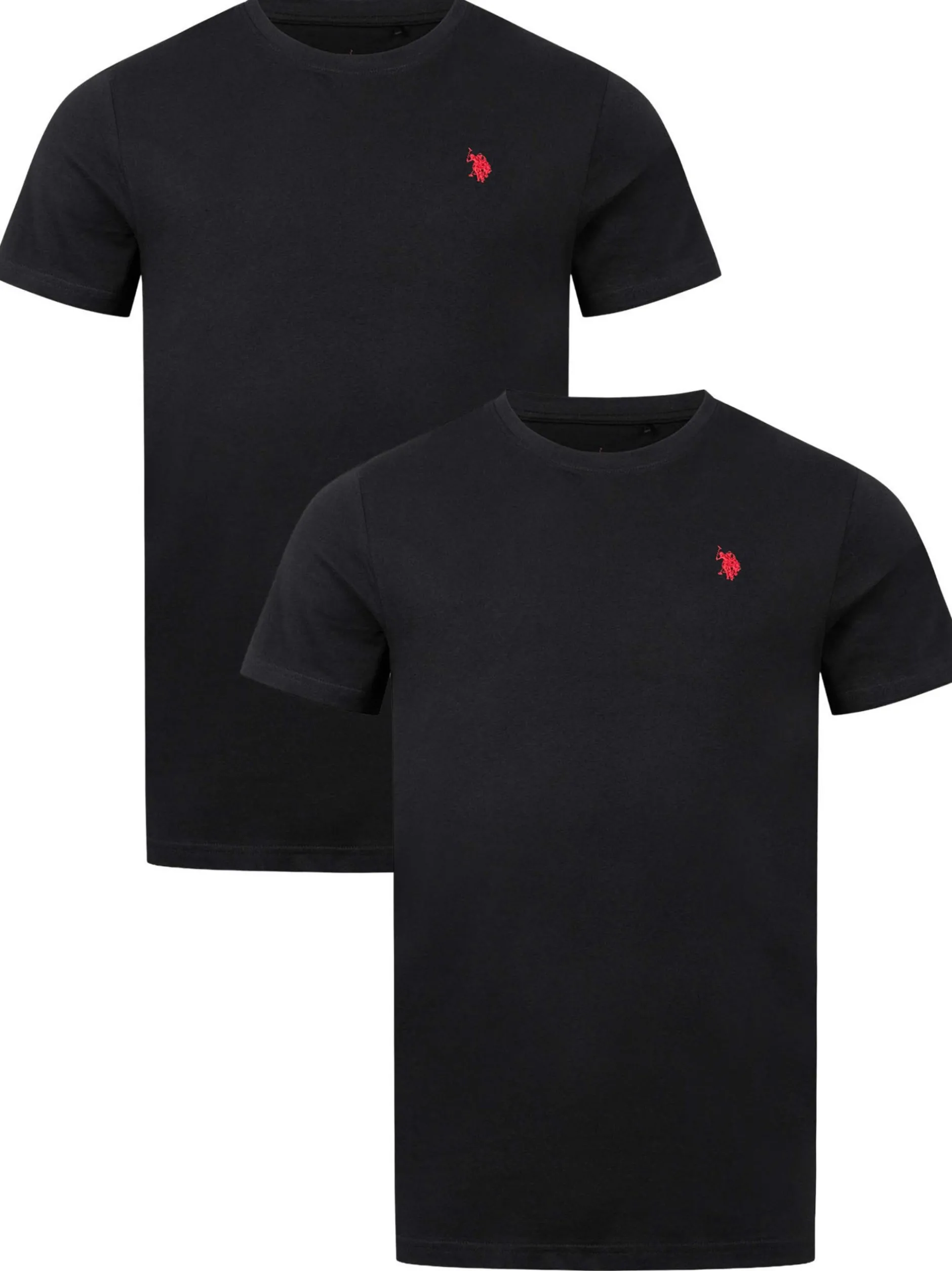 U.S. Polo Assn. Herren T-Shirt - USZaane in schwarz
