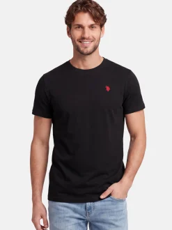 U.S. Polo Assn. Herren T-Shirt - USZaane in schwarz