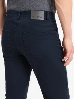 Van Graaf Herren Five Pocket - Melvin in marine
