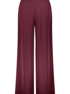 V by Vera Mont Damen Satinhose in aubergine