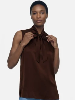 V by Vera Mont Damen Satintop in schoko