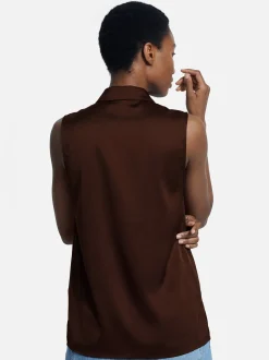 V by Vera Mont Damen Satintop in schoko