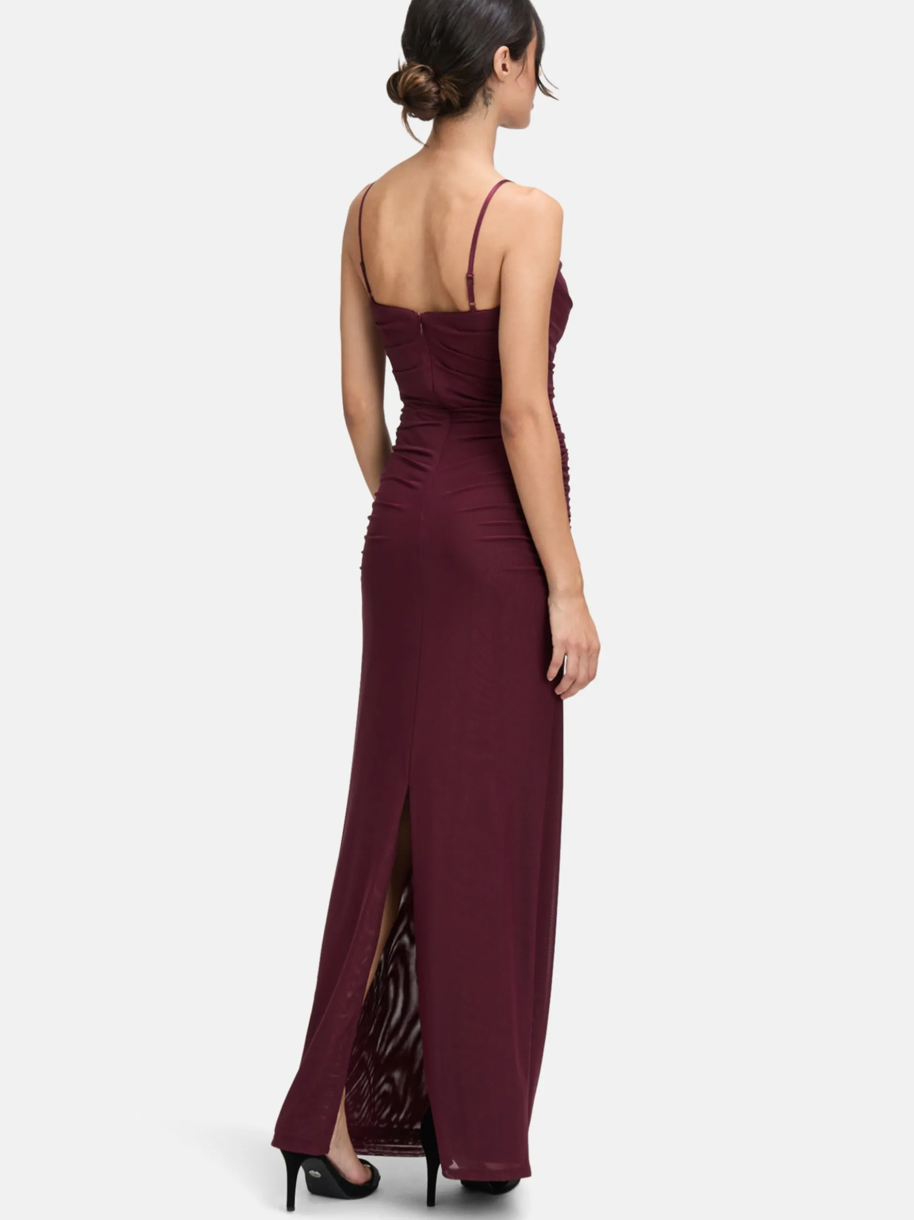 Vera Mont Damen Abendkleid in bordeaux