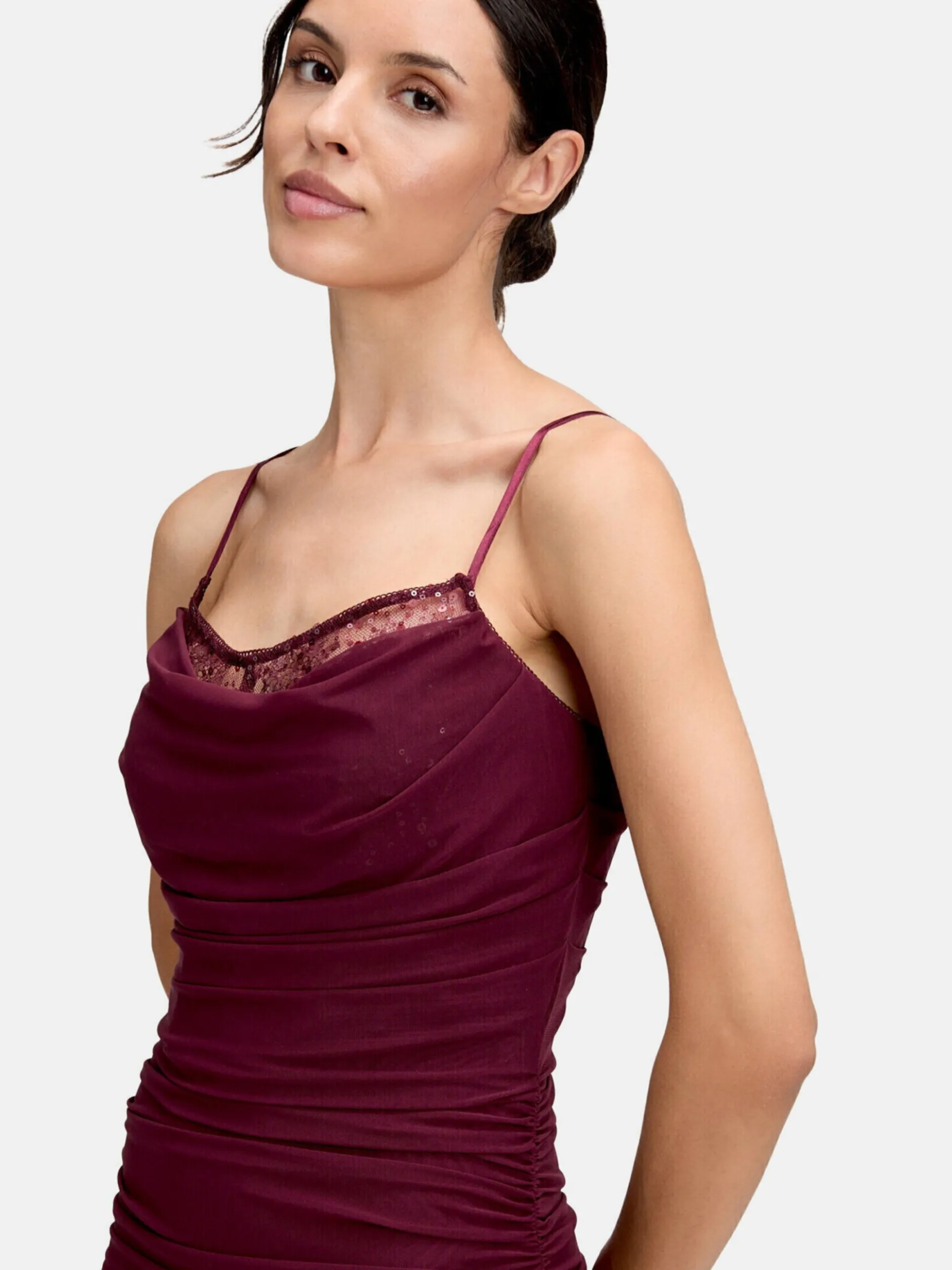 Vera Mont Damen Abendkleid in bordeaux