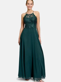 Vera Mont Damen Abendkleid in grün