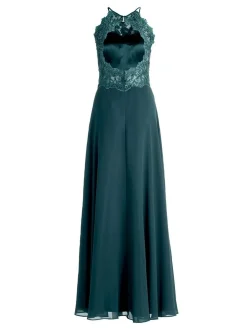 Vera Mont Damen Abendkleid in grün