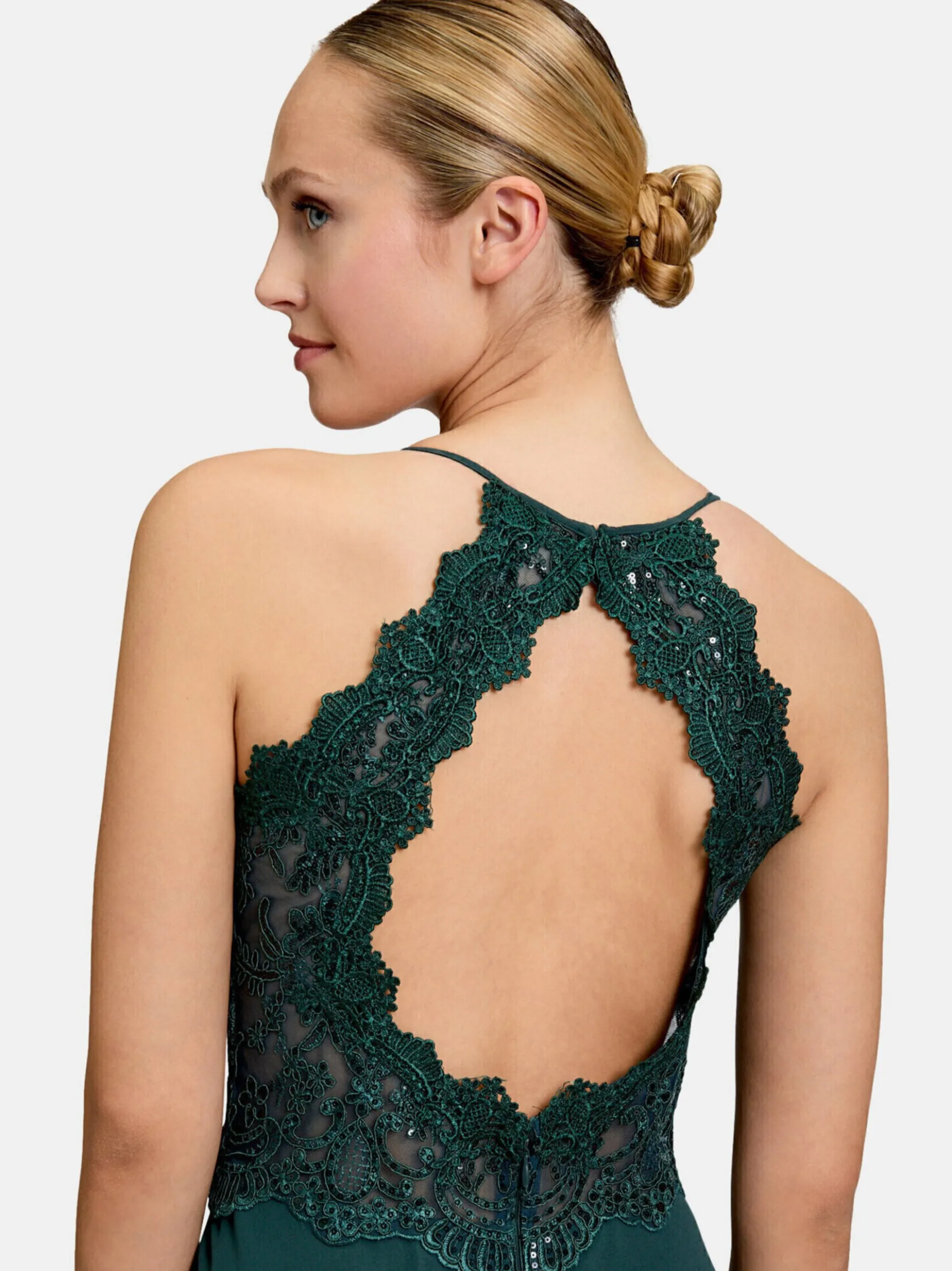 Vera Mont Damen Abendkleid in grün